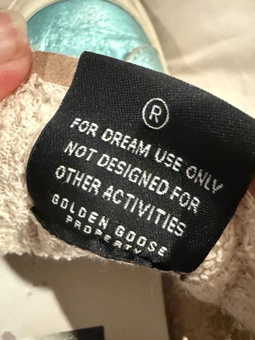 Golden Goose Metallic Teal Star Lace-Up Sneakers - Picture 5 of 12